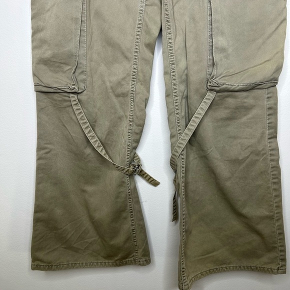 Zara TRF BELT LOOP CARGO Khaki Mid Rise - Picture 5 of 10